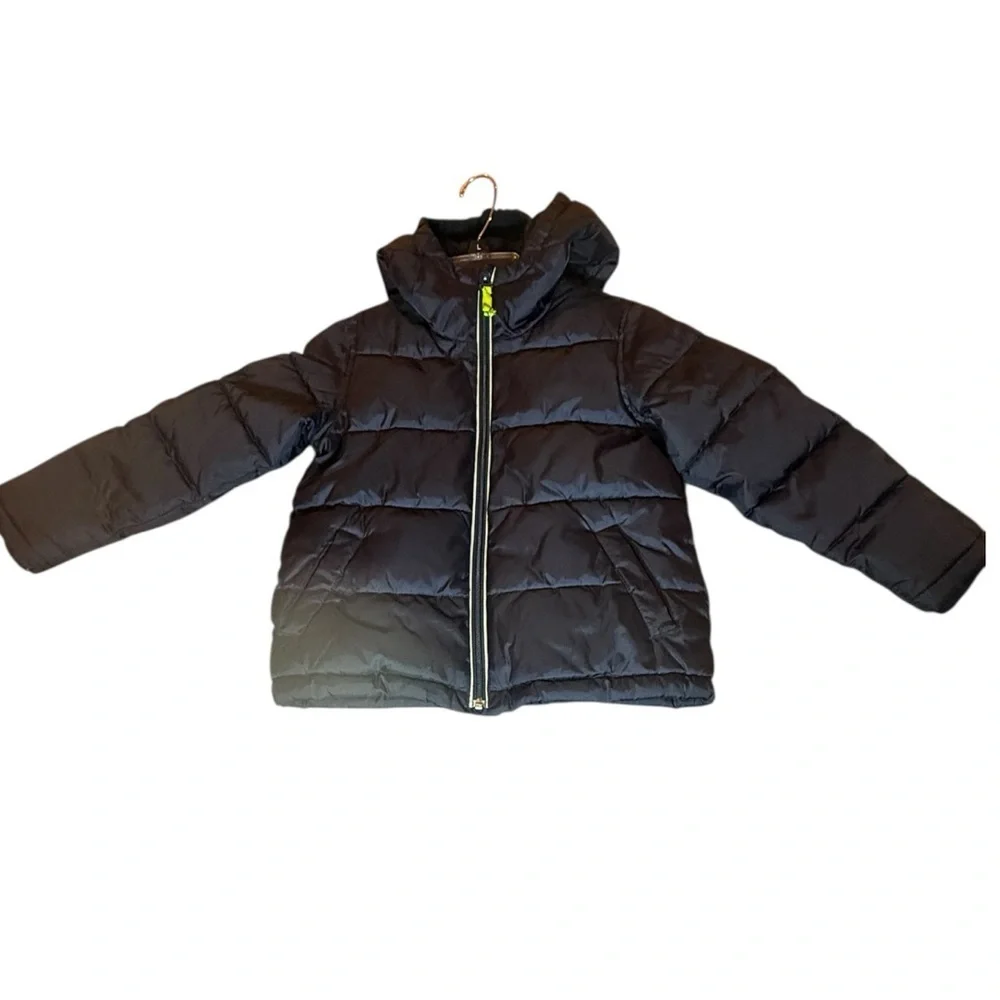JCrew for Kids Navy Hooded Quilted Puffer Poly filled coat, size S (ages 6-7yrs)